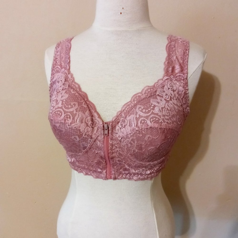 Pink Lace Bra